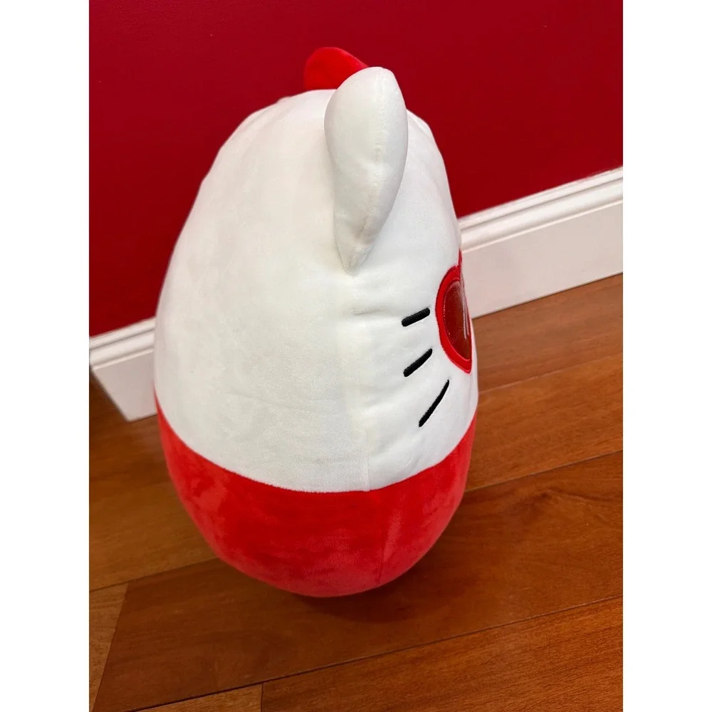 Squishmallows Hello Kitty Plush Unisex‎ Red Heart Sunglasses Sweet Bow